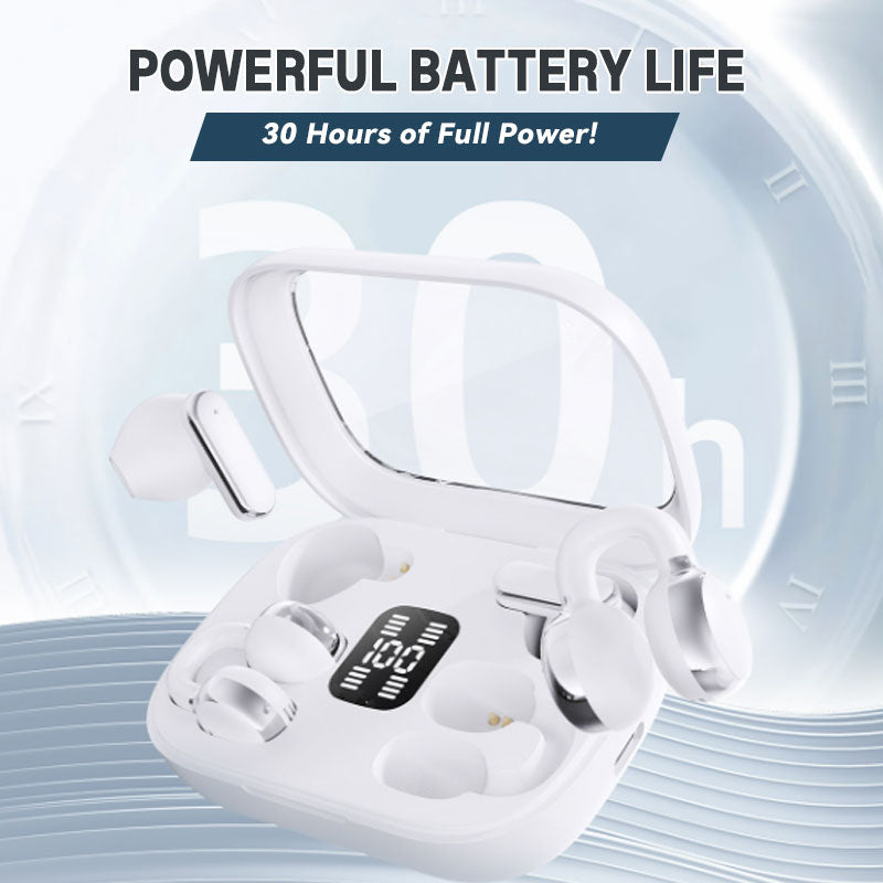 🎧 Trådlösa Bluetooth-hörlurar med dubbla öron