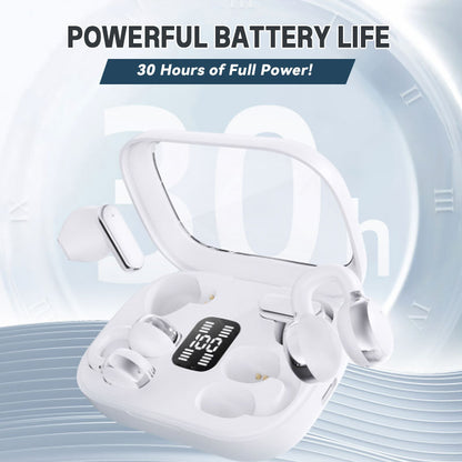 🎧 Trådlösa Bluetooth-hörlurar med dubbla öron