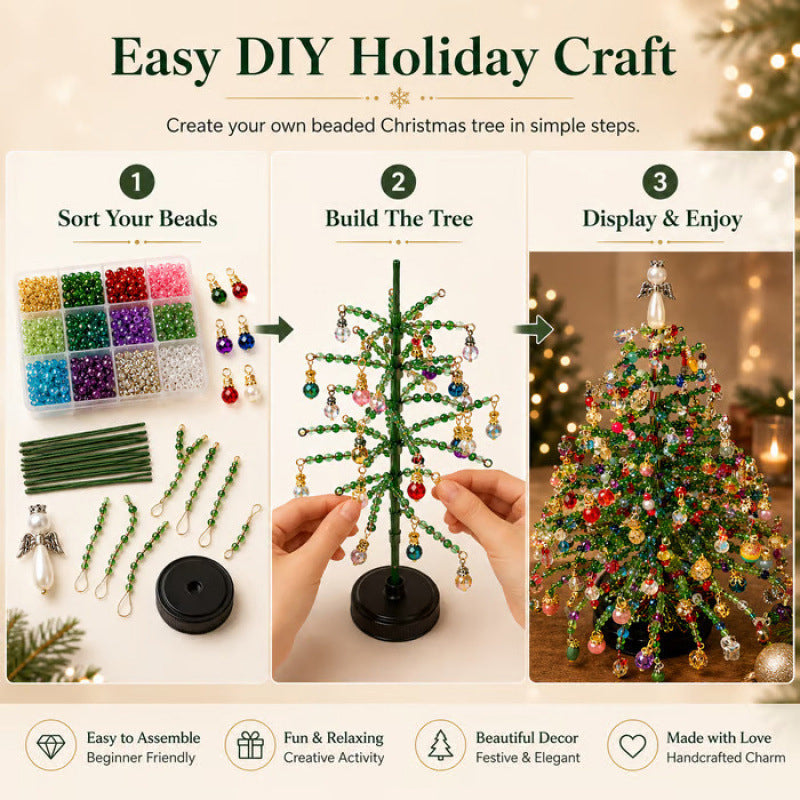 🎄DIY Beaded Christmas Tree Kit
