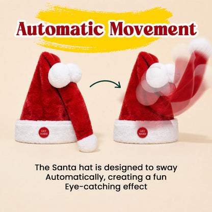 Fun Moving Santa Hat for Christmas Parties