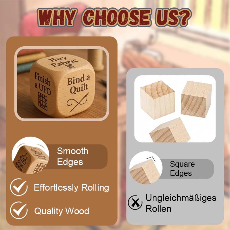 2025 Creative Patchwork Decision Dice