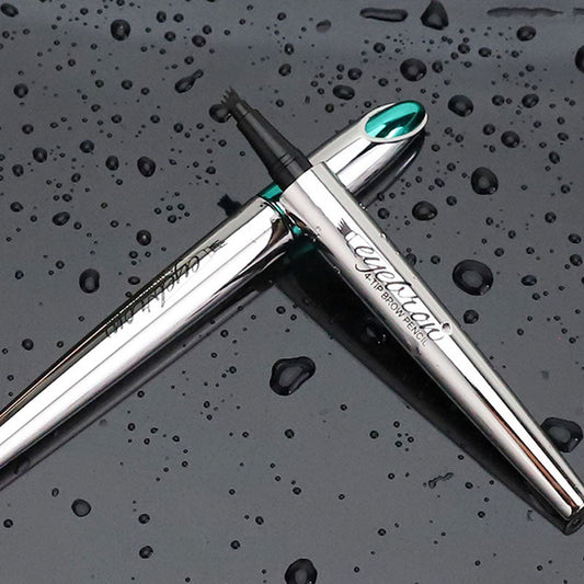 Quad flytande ögonbrynspenna