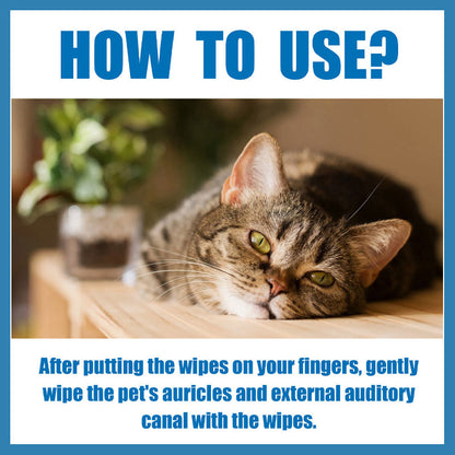 Husdjursrengöringsfingerservetter