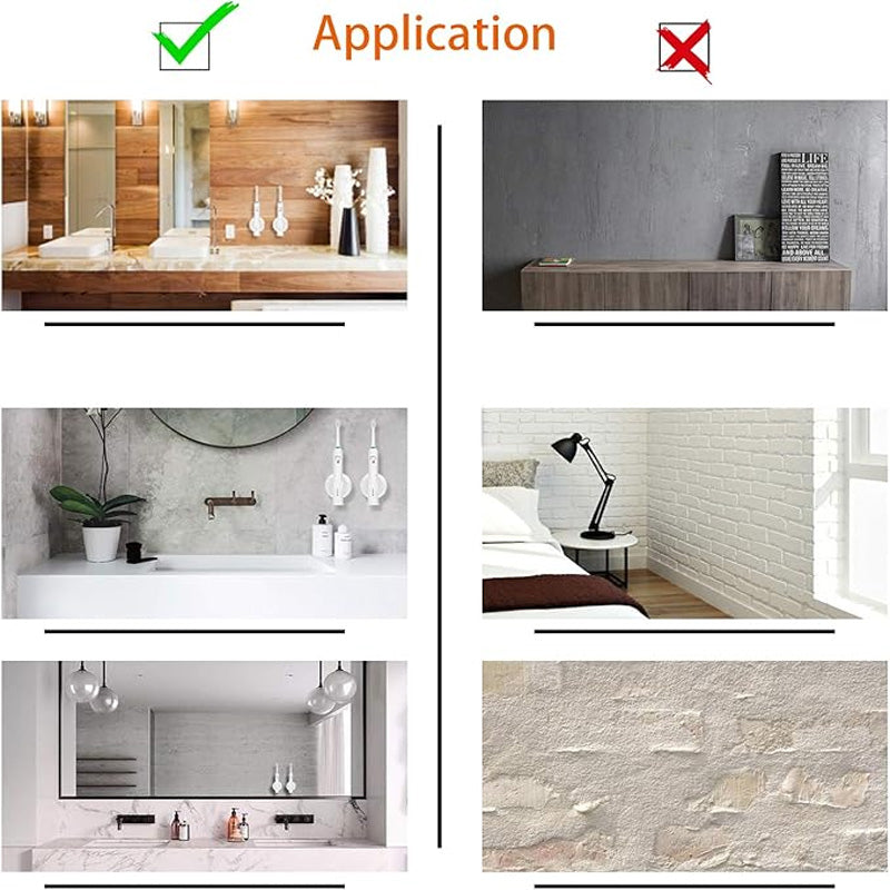 Köp en Få en gratis！-  Stansfri Eltandborsthållare