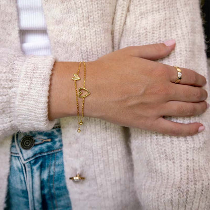 💕"Hjärta vid Hjärta"-dubbelarmbandet – ett band som knyter oss samman💕