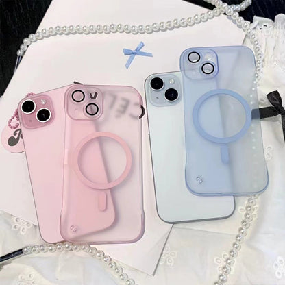 Ultratunt Ramlöst Magnetiskt Frostat Mobiltelefonskal