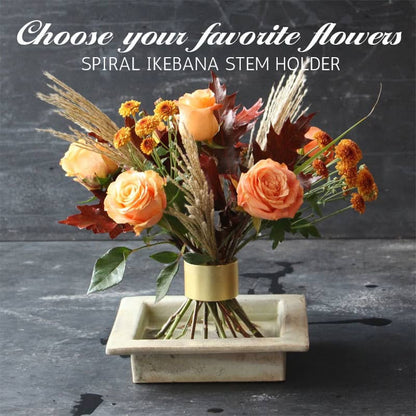 🎁Specialerbjudande🔥Spiral Ikebana stamhållare