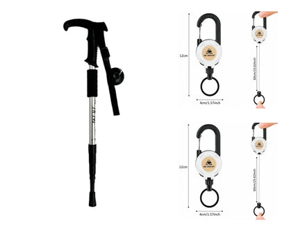 ⛰️Adjustable Aluminum Alloy Trekking Pole