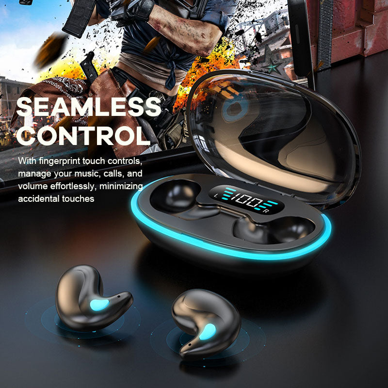 Digital Display Mini Noise Cancelling Bluetooth-hörlurar