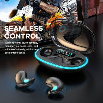 Digital Display Mini Noise Cancelling Bluetooth-hörlurar