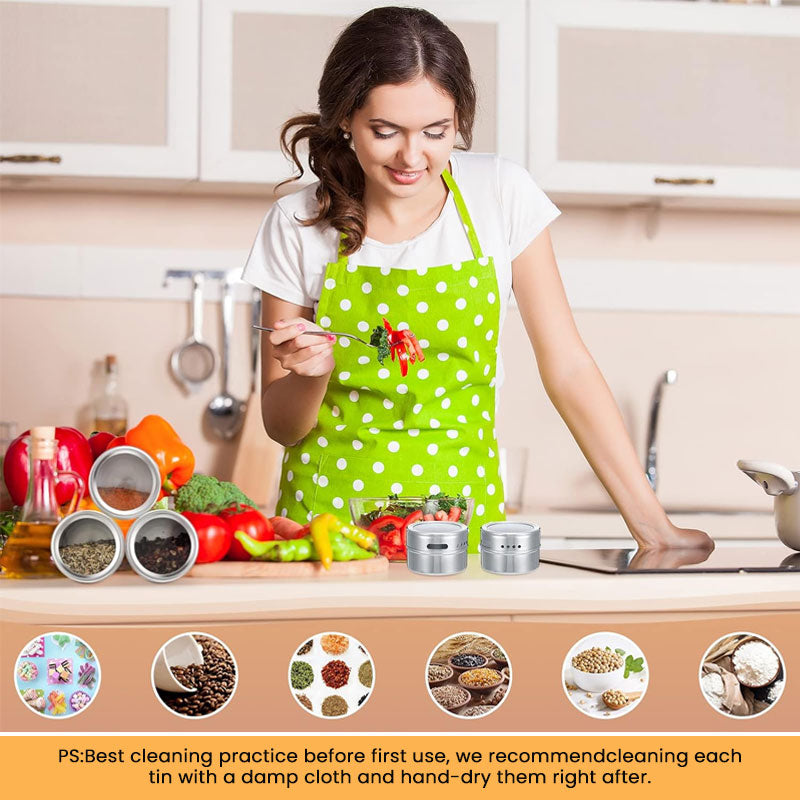 Rostfritt Stål Kryddburk