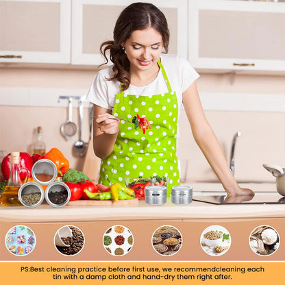 Rostfritt Stål Kryddburk