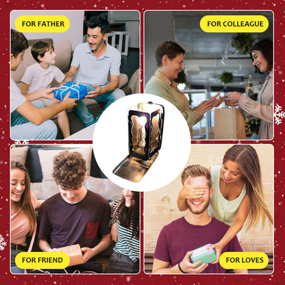 Fällbar fackellykta med stearinljus