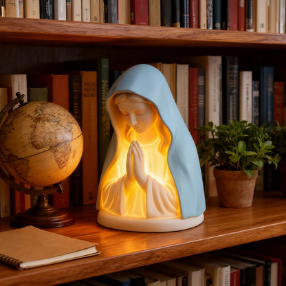 Nattlampa för bön från Jungfru Maria