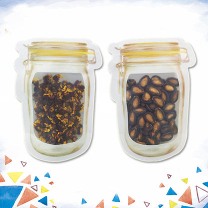 Ziplock-påsar för masonflaskor