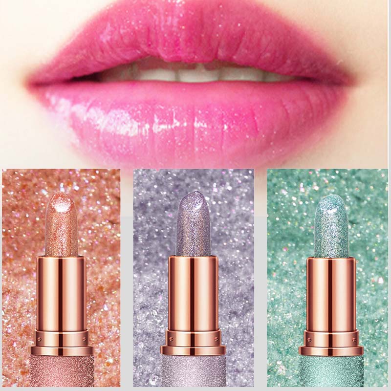 🌟 Stjärnig Glittrande Färgförändrande Gelé Läppstift – Lys upp din ungdomliga läppfärg! 💖