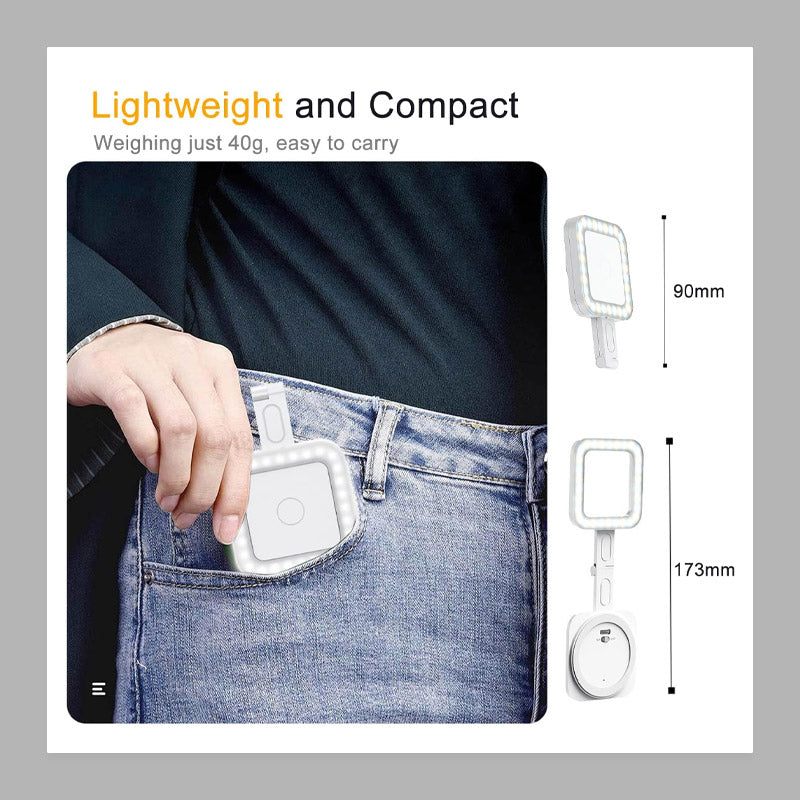 Magnetisk Bärbar Selfiefyllningslampa