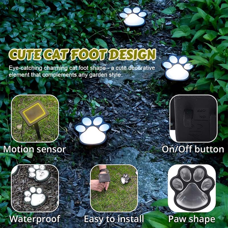 Solcellsdriven Katttasslampa