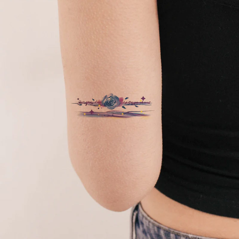 ✨🌈 Creative Colorful Wrist Tattoo Sticker