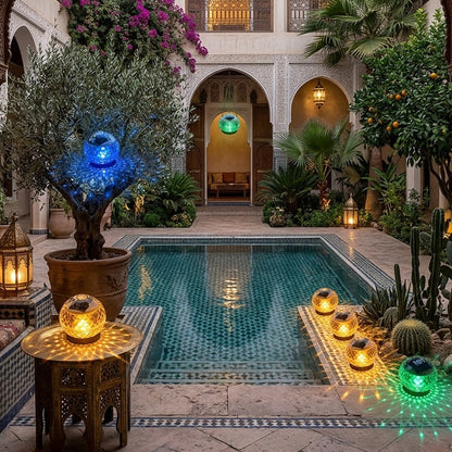 Solar Floating Garden and Courtyard Light