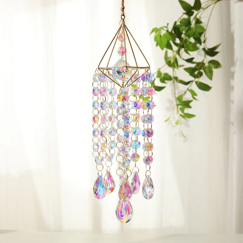 Crystal Iridescent Wind Chime
