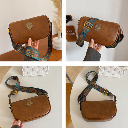 ✨ Ladies vintage Boston axelremsväska - elegans att ta med sig! 👜