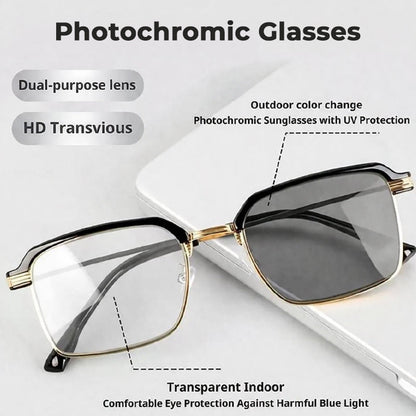 Photochromic Glasses – Auto Darkening, UV400 & Blue Light Blocking