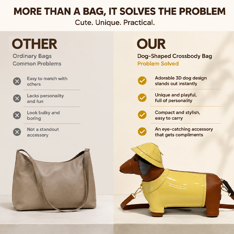 🐶Cute Dachshund Crossbody Bag for Wome