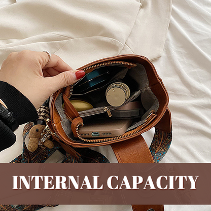 Mångsidig retro hinkväska