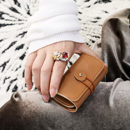 Bärbar resesmyckesväska/Portable travel jewelry bag