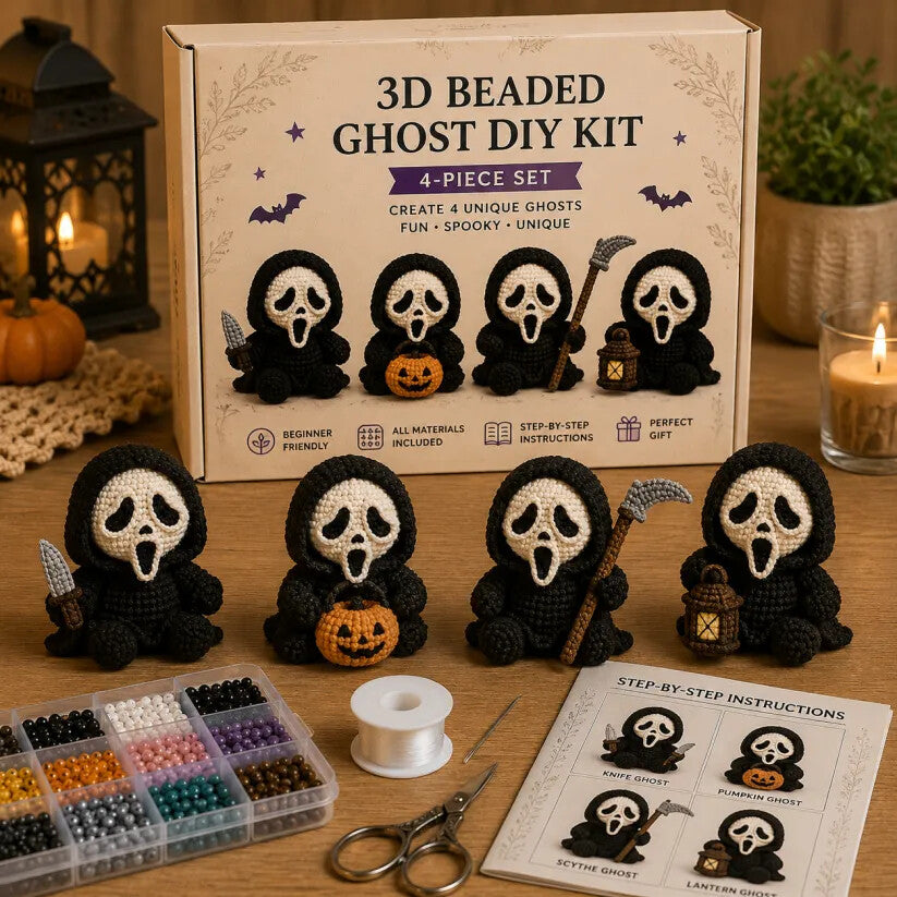 🔥💀 3D Beaded Skeleton DIY Kit