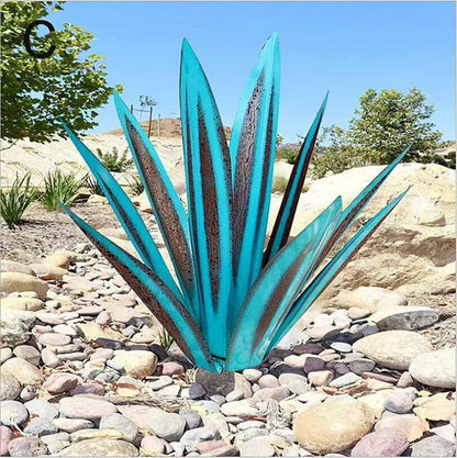 🌵 Rustic Metal Agave Garden Sculpture