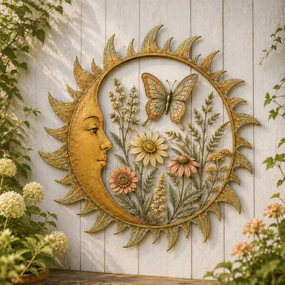 🌞 Vintage Sun Garden Wall Decor Collection