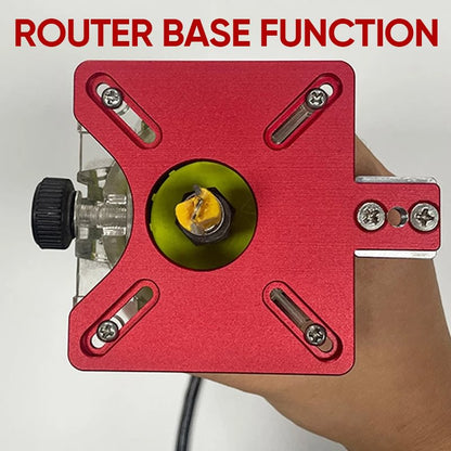 🔧3-in-1 Router Milling Groove Bracket – Adjustable, Inch/cm Scales, Modular Design 🛠️