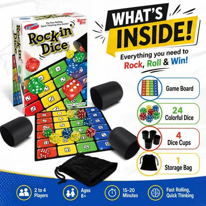 🎲Fast-Paced Family Dice Game – Roll, Race & Win! 🔥