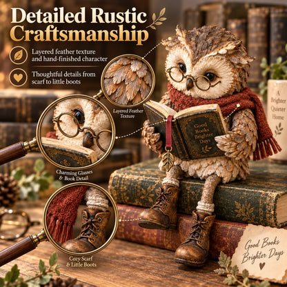 🦉Reading Owl Figurine📚