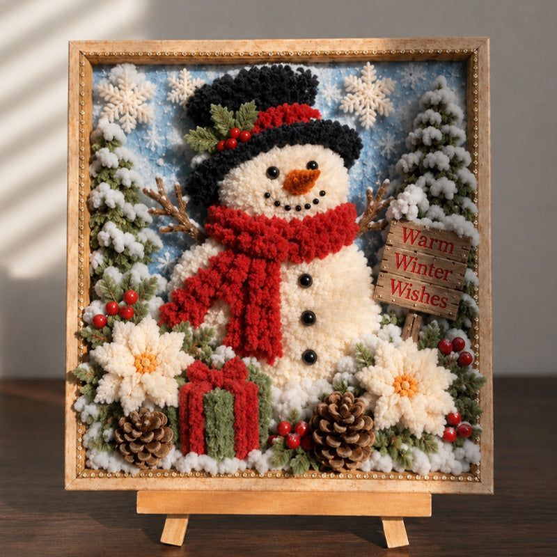 ⛄"Warm Winter Wishes" 3D Snowman DIY Kit