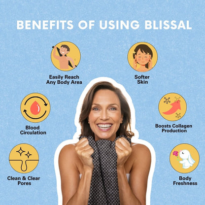 🧼Exfolierande antibakteriell duschhandduk🚿