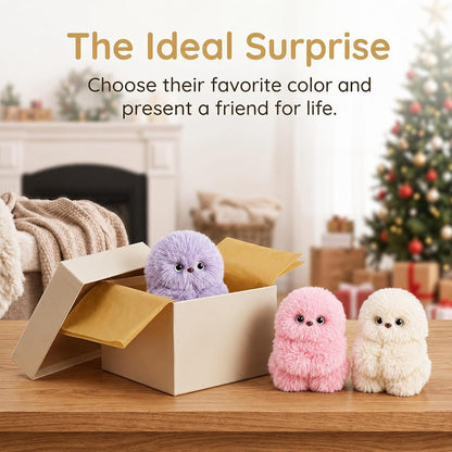 ✨Cute AI Shy Emotional Companionship Robot Doll Bag Charm Plush Toy👜-It Can Sing, Turn Its Head, and Learn to Speak🤖