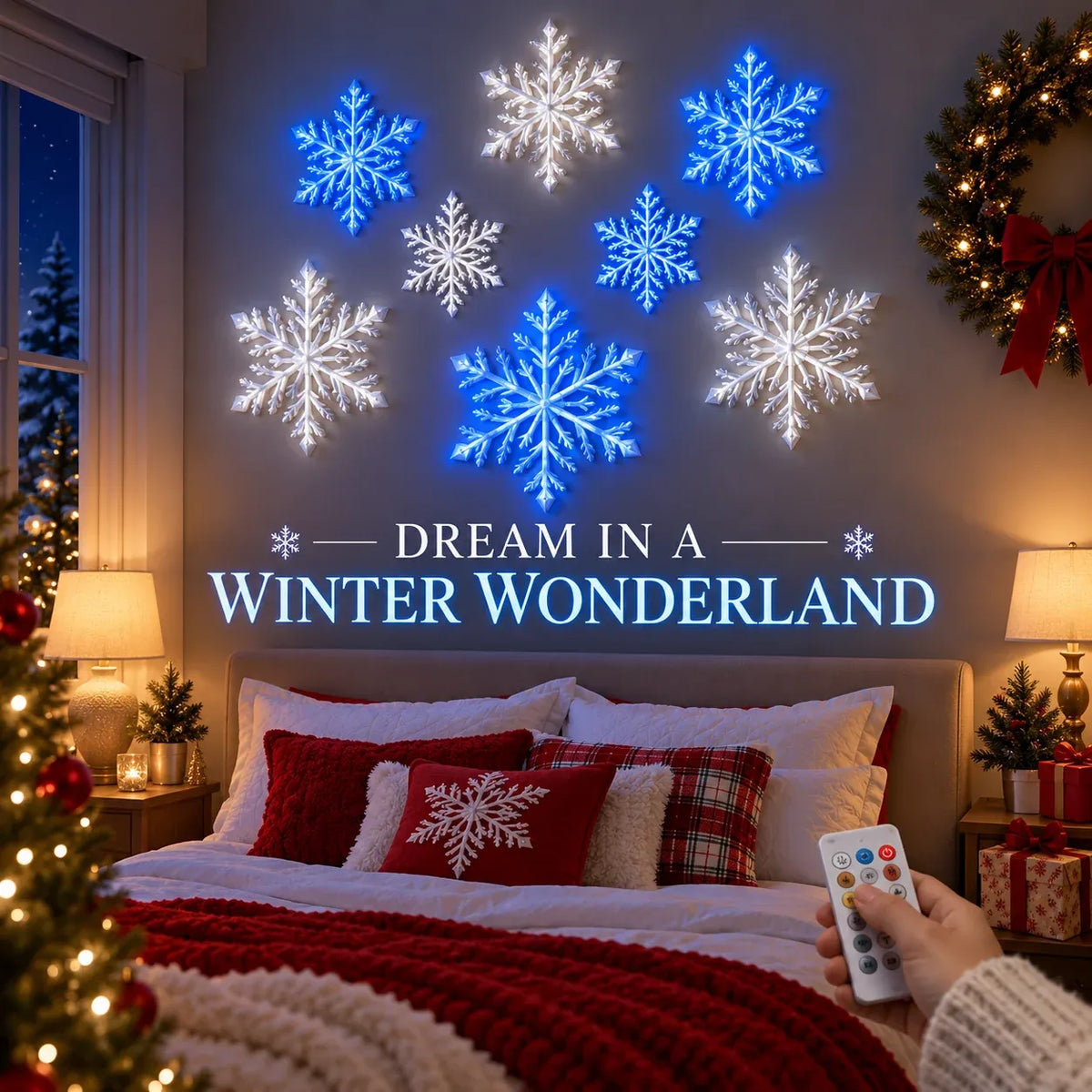 ❄️ LED Snowflake Wall Lights ✨
