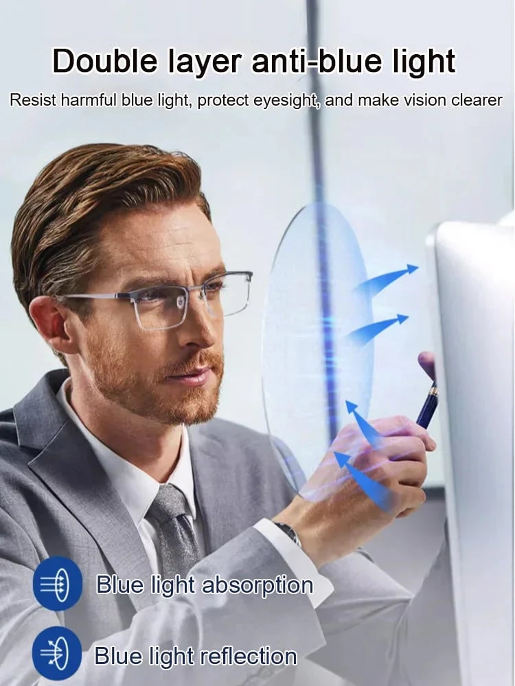 🎁LAST DAY SALE 49% OFF✨Ultra-lightweight anti-blue glasses for presbyopia
