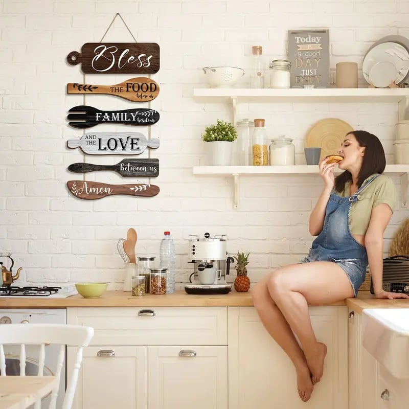 🔥  Wooden Kitchen Wall Decor