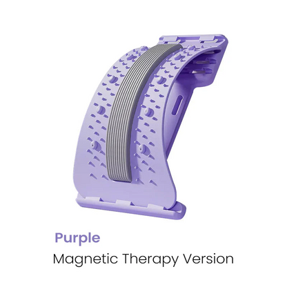 🧲 🔥 Magnetic Lumbar Stretcher – Acupressure Massage, Portable Design & Relieves Back Pain 🧘‍♂️✨