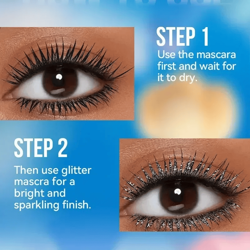Colourful Glitter Mascar