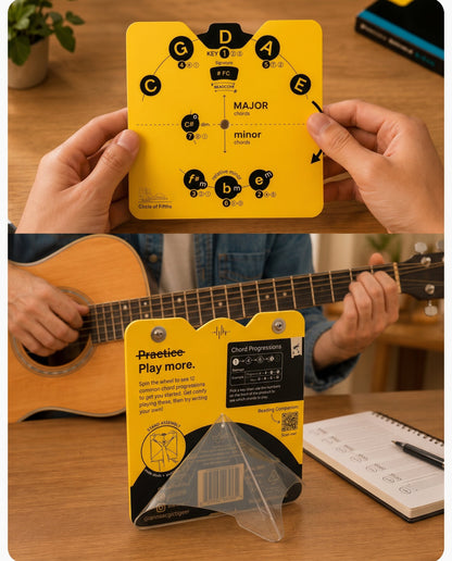 The Music Theory Shortcut Musicians Are Discovering — A Visual Circle of Fifths Wheel That Makes Keys, Chords & Songwriting Finally Easy