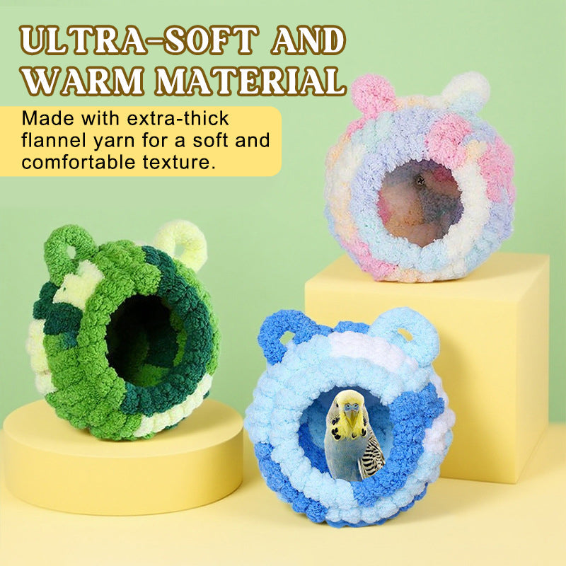 Fågelbon för värme på vinter