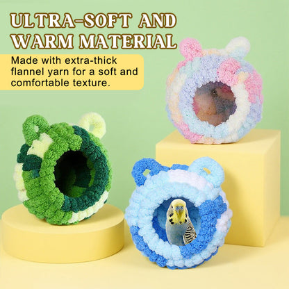 Fågelbon för värme på vinter