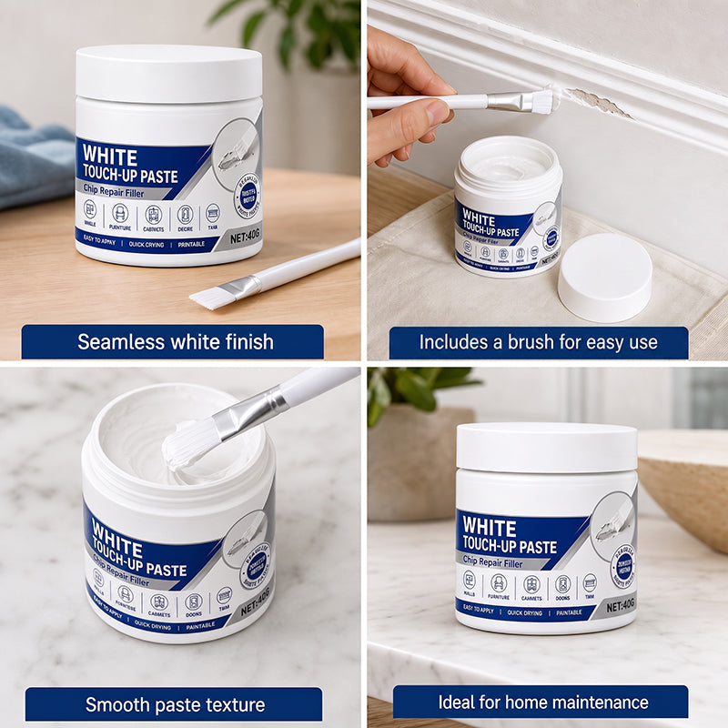 🏠White Furniture Touch-Up Paste with Brush