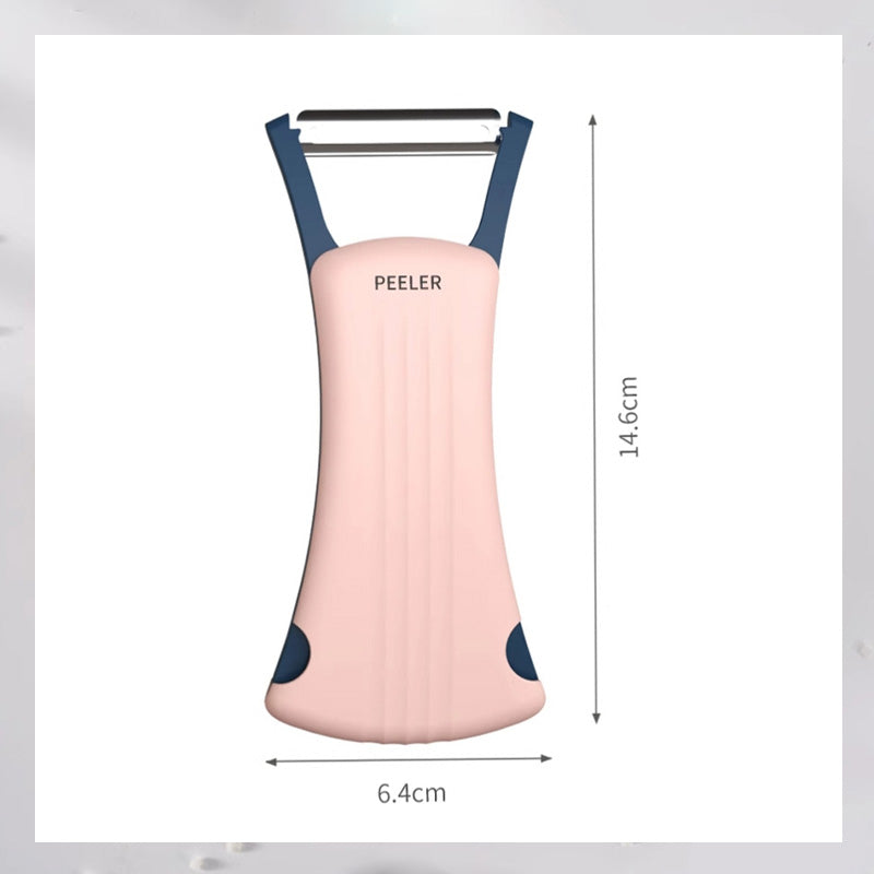 🥔 Multifunktionell roterande skalkniv i rostfritt stål | Enkel skalning av mjuka och hårda frukter & grönsaker 🍎