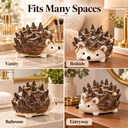 🦔Hedgehog Ring Holder & Decorative Figurine--💍A Cute Little Home for Your Rings